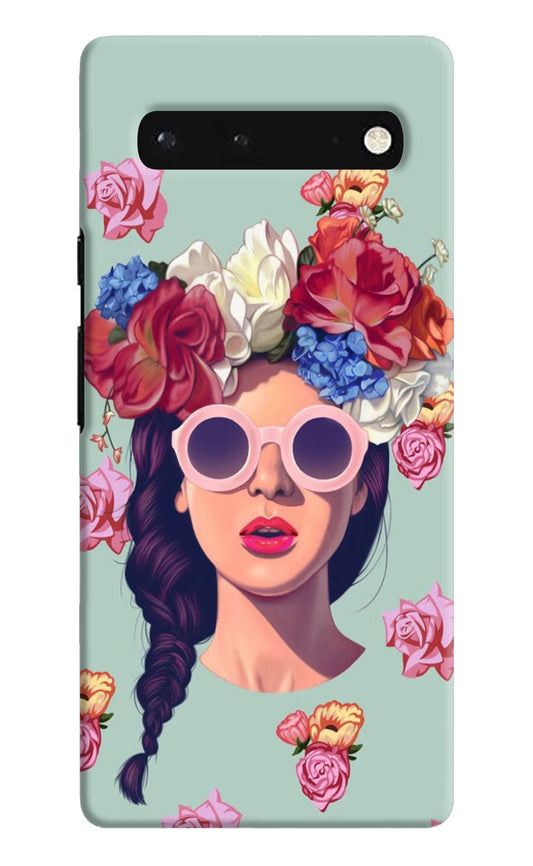 Pretty Girl Google Pixel 6 Hard Case Back Cover by Casekaro