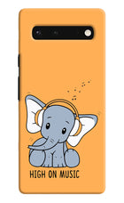 High On Music Google Pixel 6 Hard Case Back Cover by Casekaro