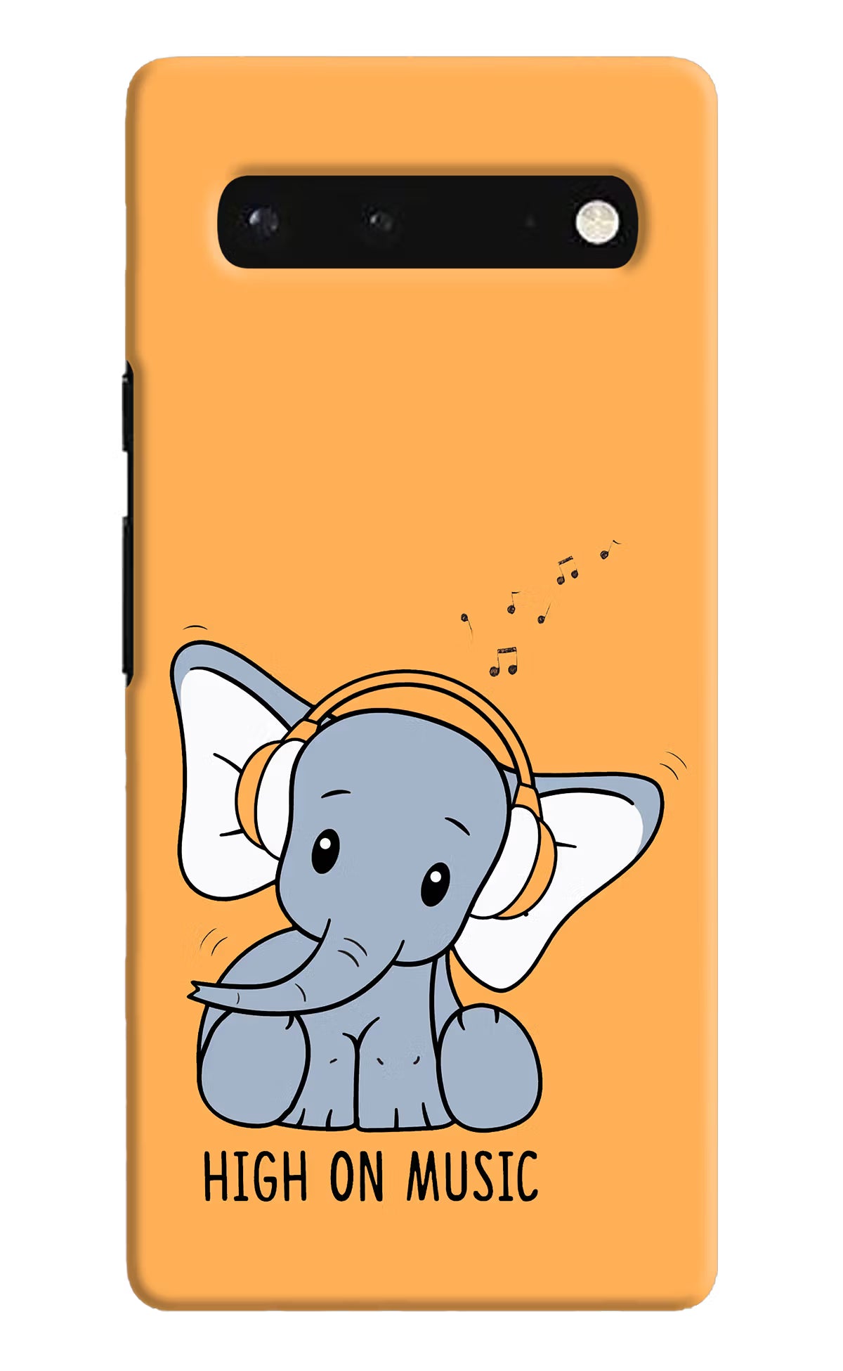 High On Music Google Pixel 6 Hard Case Back Cover by Casekaro