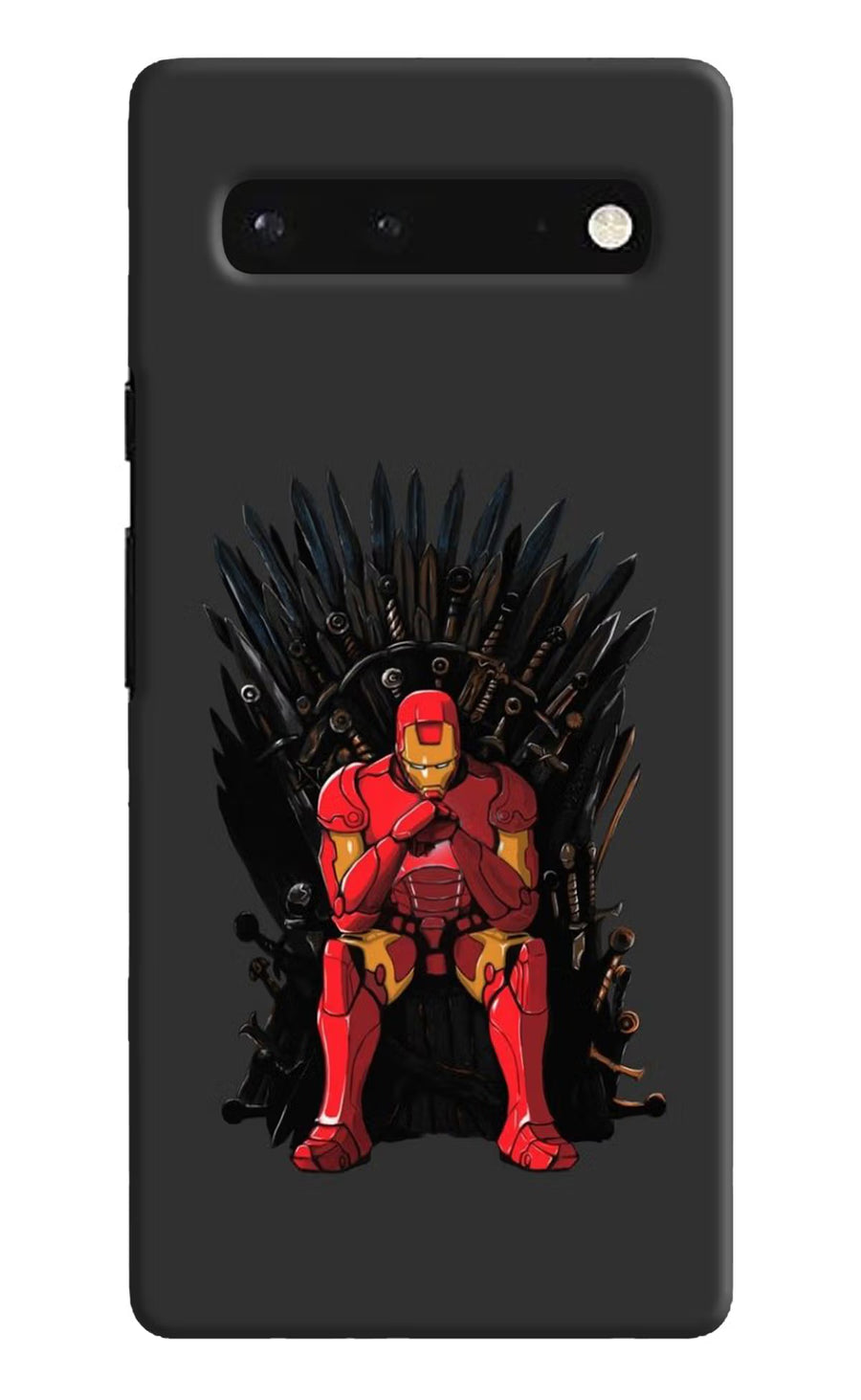 Ironman Throne Google Pixel 6 Back Cover, Hard case