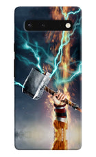 Thor Hammer Mjolnir Google Pixel 6 Hard Case Back Cover by Casekaro