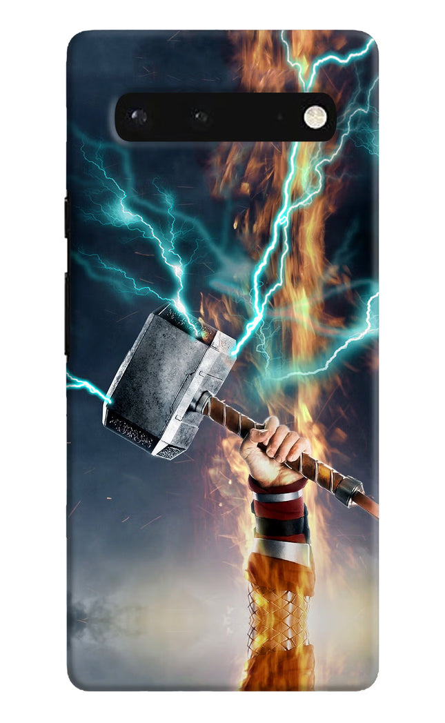 Thor Hammer Mjolnir Google Pixel 6 Hard Case Back Cover by Casekaro