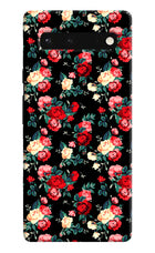 Rose Pattern Google Pixel 6 Hard Case Back Cover by Casekaro