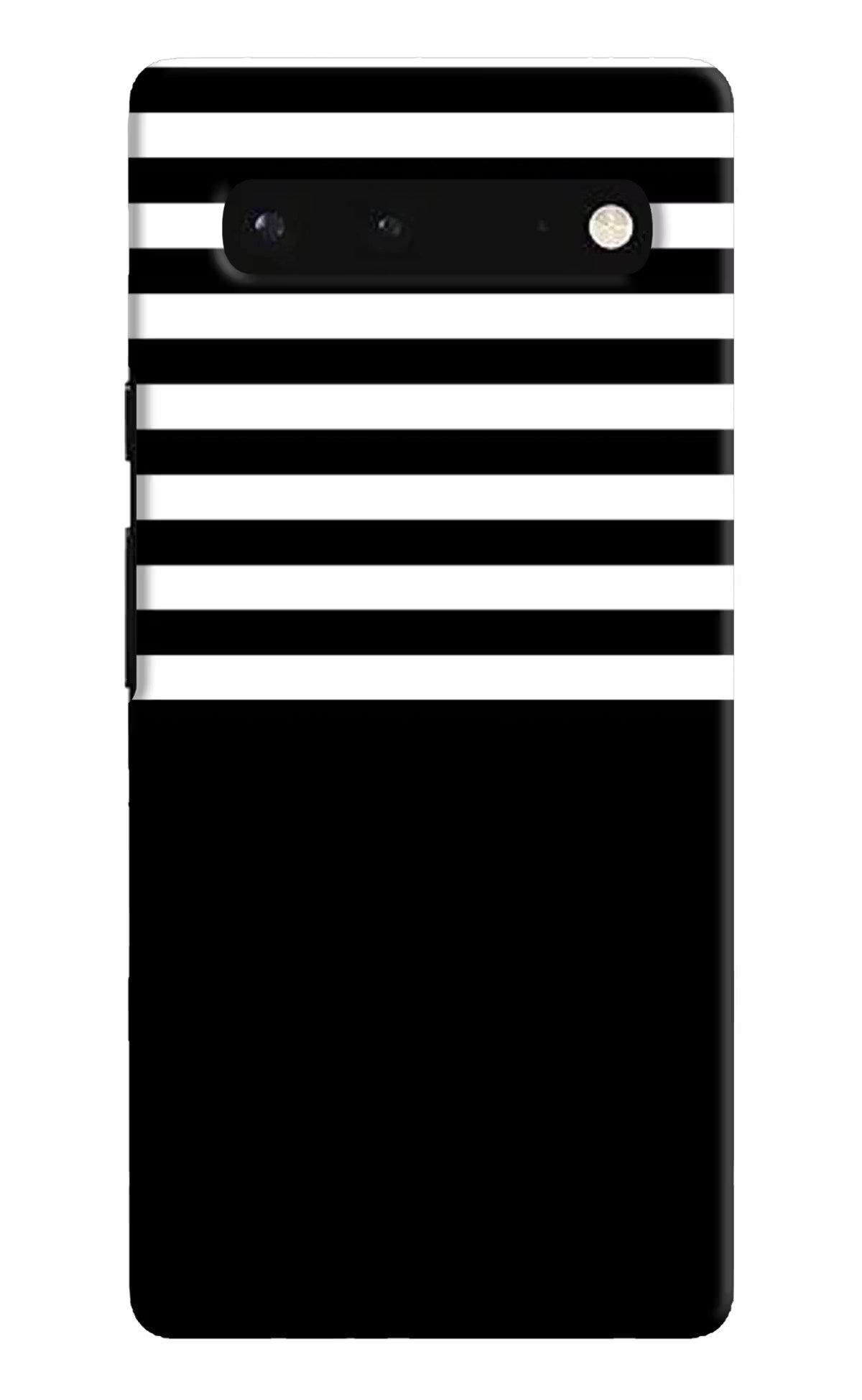 Black and White Print Google Pixel 6 Hard Case Back Cover by Casekaro