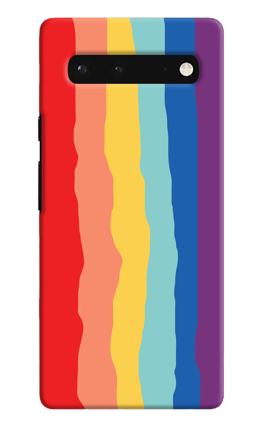 Rainbow Google Pixel 6 Back Cover, Hard case