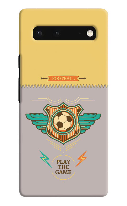 Football Google Pixel 6 Hard Case Back Cover by Casekaro