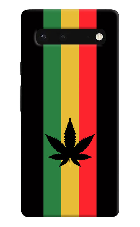 Weed Flag Google Pixel 6 Hard Case Back Cover by Casekaro