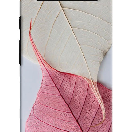 White Pink Leaf Google Pixel 6 Hard Case Back Cover by Casekaro