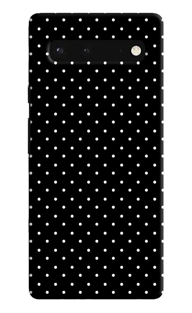 White Dots Google Pixel 6 Hard Case Back Cover by Casekaro