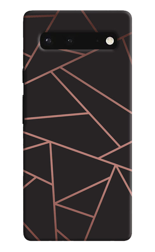 Geometric Pattern Google Pixel 6 Hard Case Back Cover by Casekaro