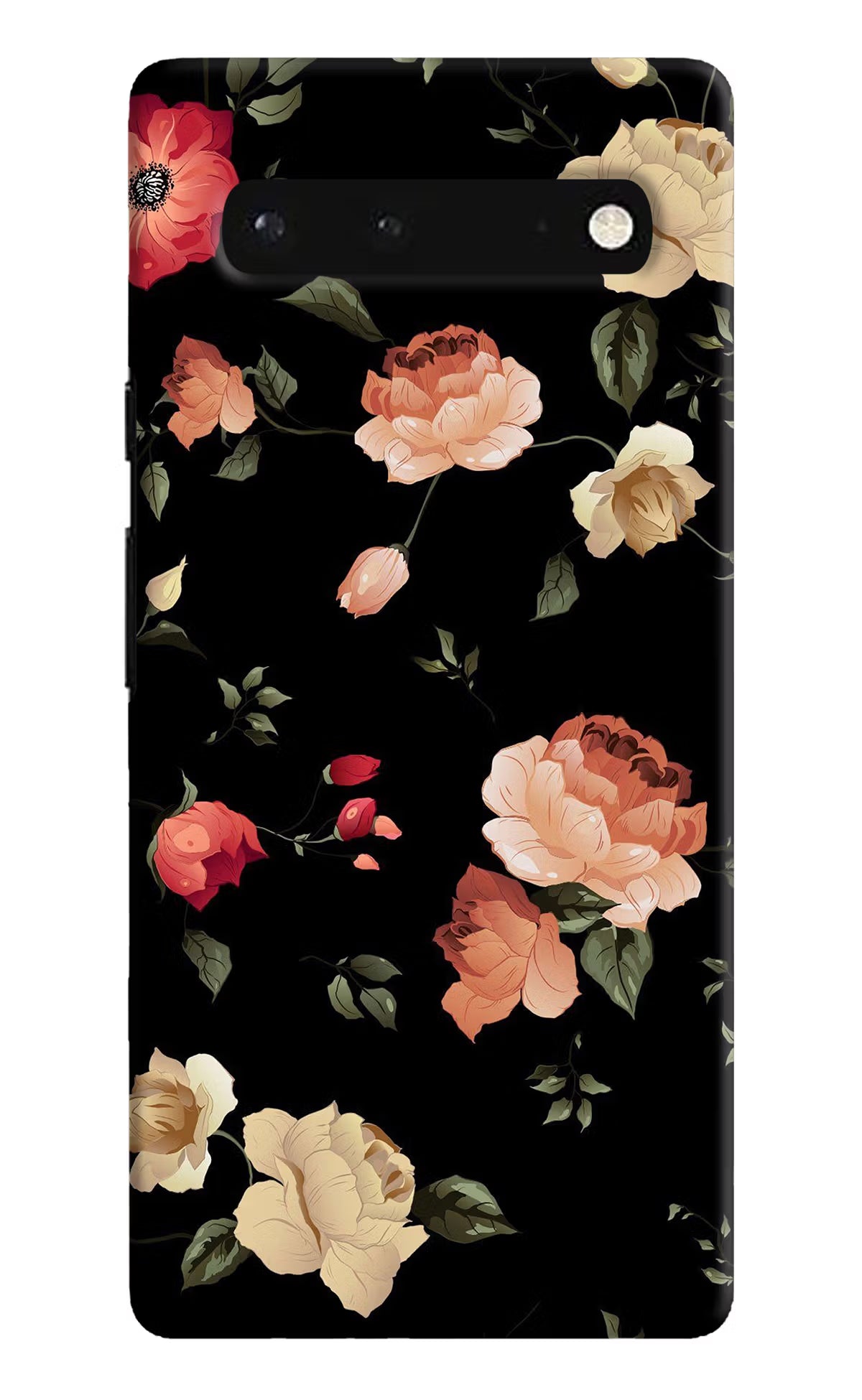 Flowers Google Pixel 6 Hard Case Back Cover by Casekaro