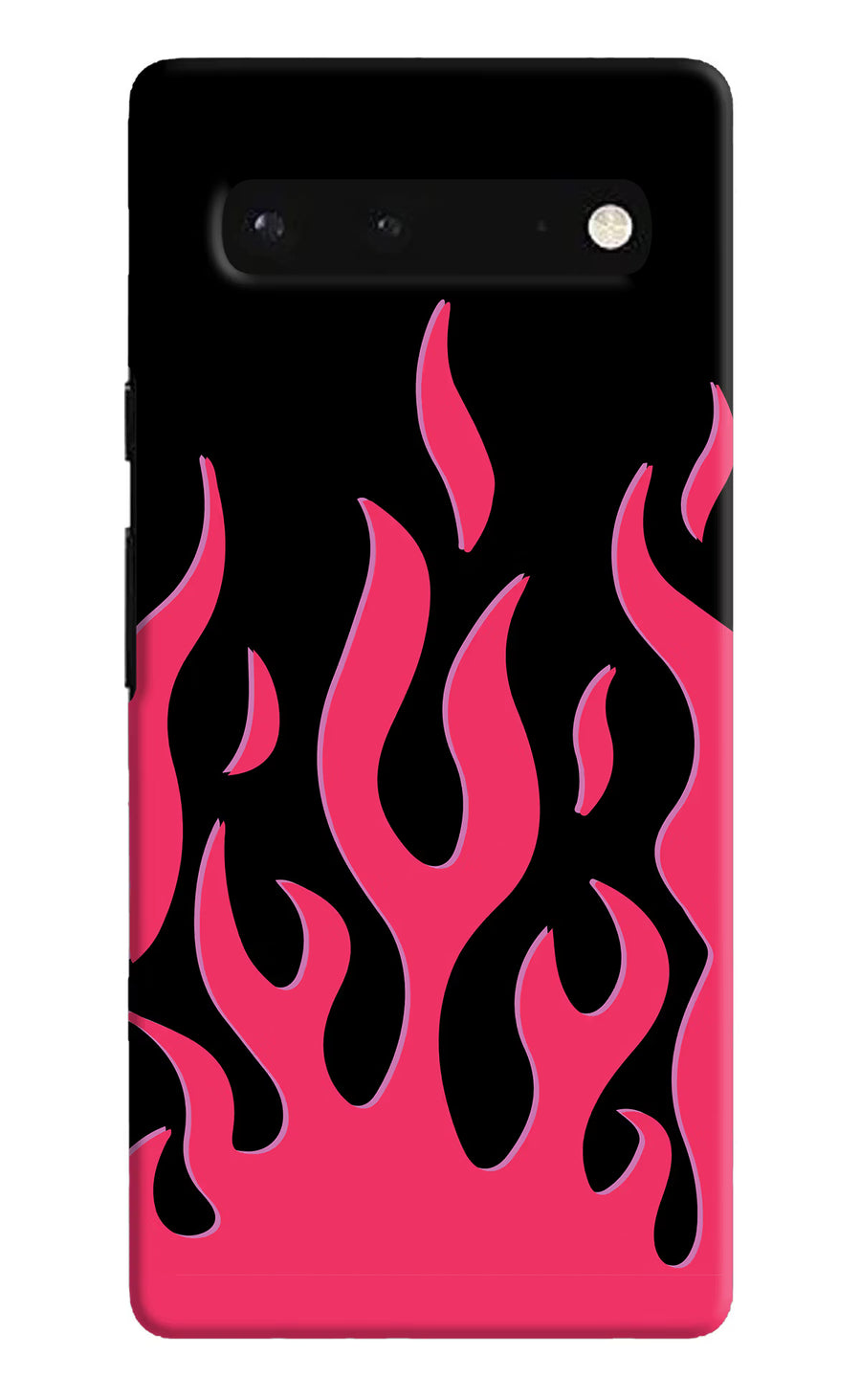 Fire Flames Google Pixel 6 Back Cover, Hard case
