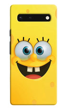 Sponge 1 Google Pixel 6 Hard Case Back Cover by Casekaro