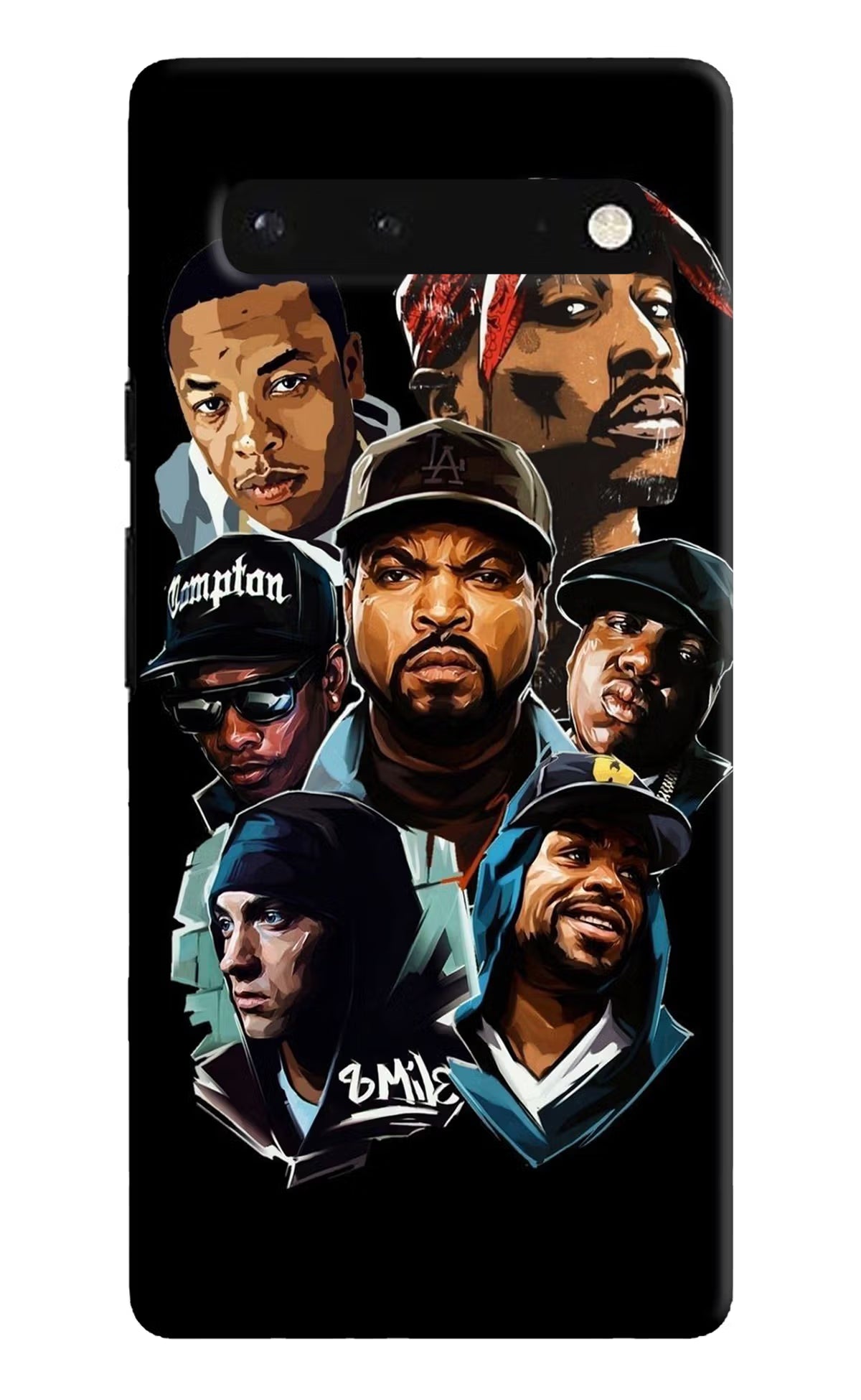 Rappers Google Pixel 6 Hard Case Back Cover by Casekaro