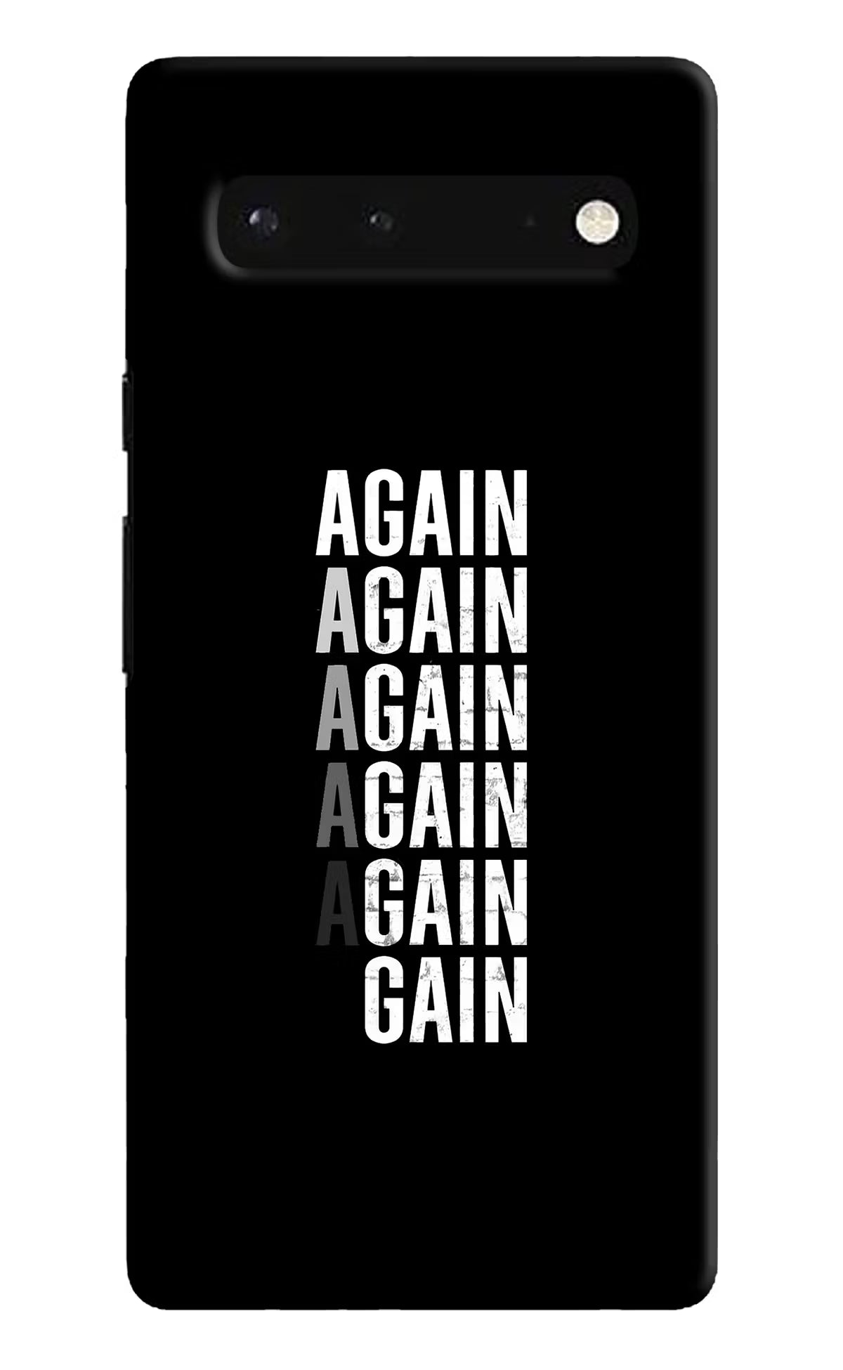 Again Again Gain Google Pixel 6 Hard Case Back Cover by Casekaro