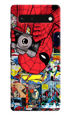 Spider Man Google Pixel 6 Hard Case Back Cover by Casekaro