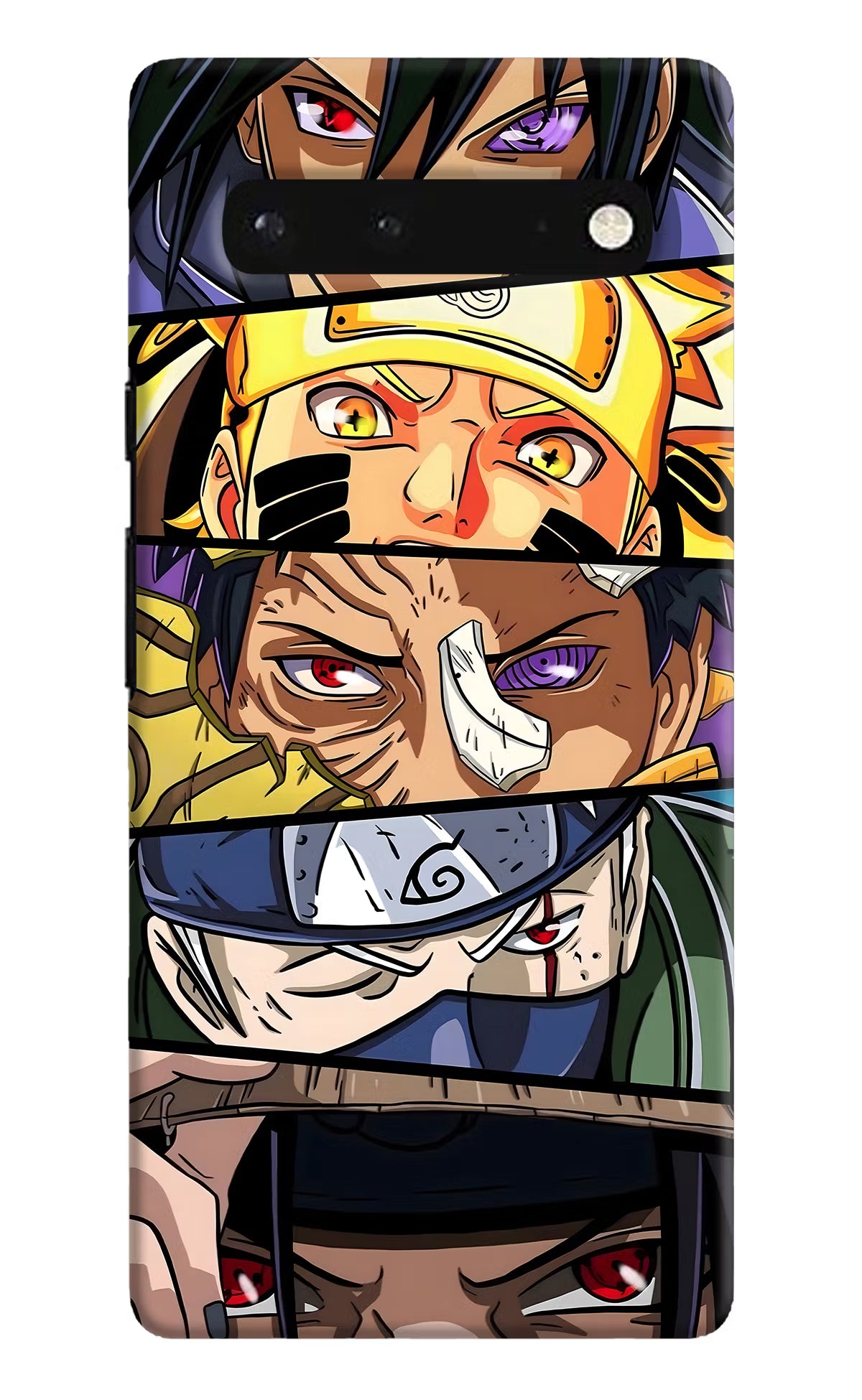 Naruto Character Google Pixel 6 Hard Case Back Cover by Casekaro