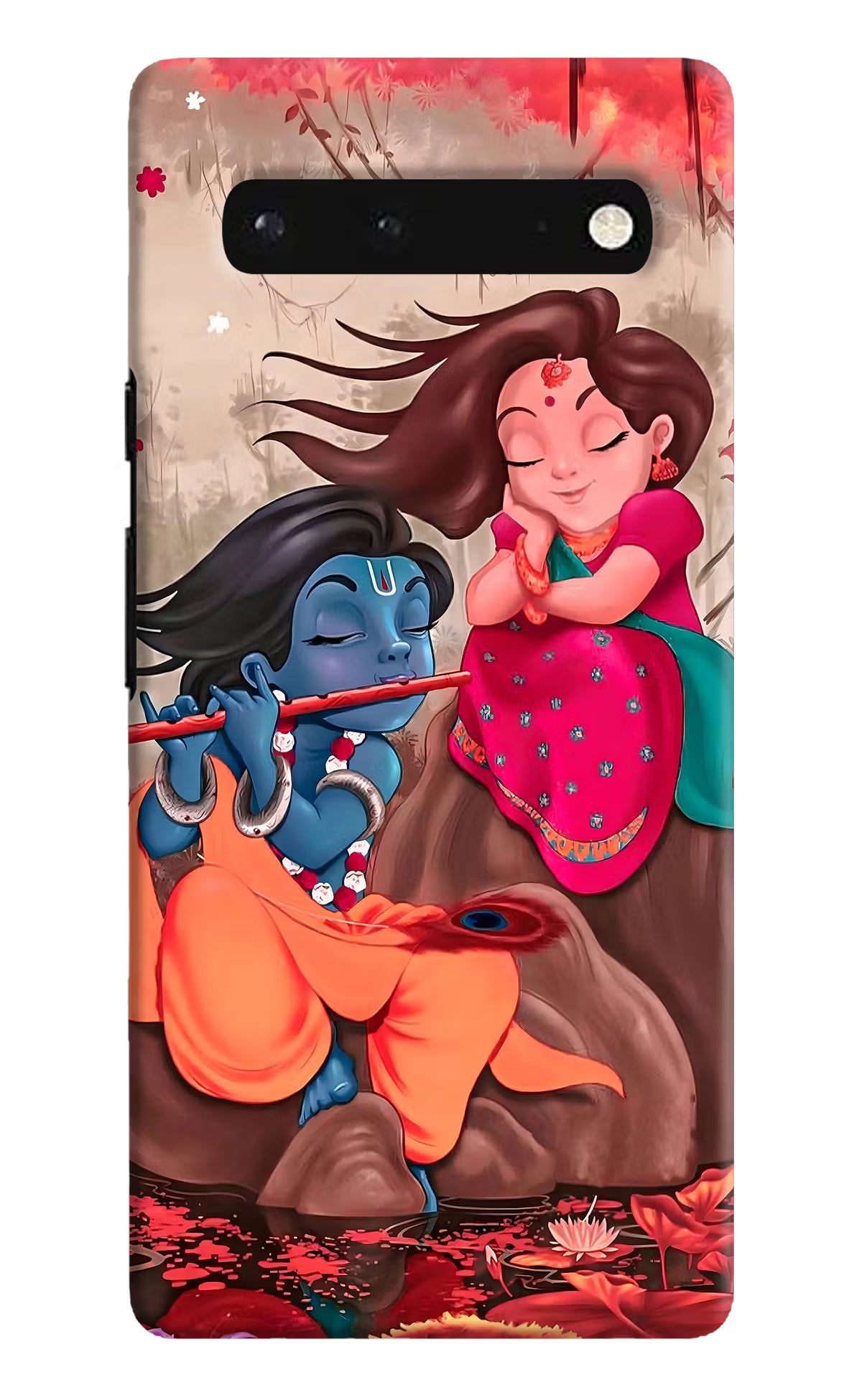 Radhe Krishna Google Pixel 6 Hard Case Back Cover by Casekaro