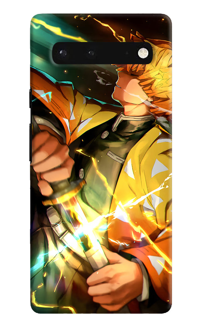 Demon Slayer Google Pixel 6 Hard Case Back Cover by Casekaro