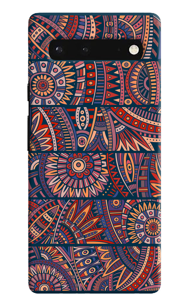 African Culture Design Google Pixel 6 Hard Case Back Cover by Casekaro