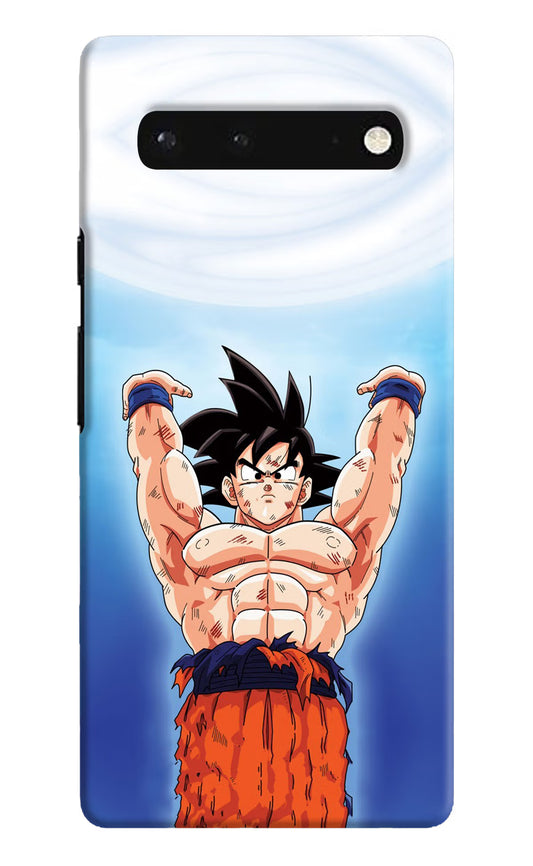 Goku Power Google Pixel 6 Hard Case Back Cover by Casekaro