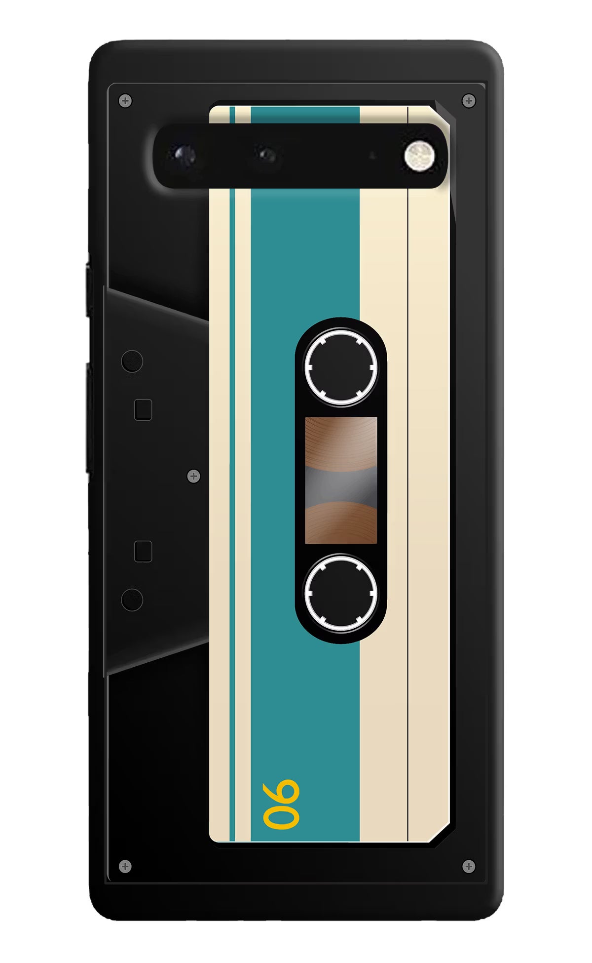 Cassette Google Pixel 6 Hard Case Back Cover by Casekaro