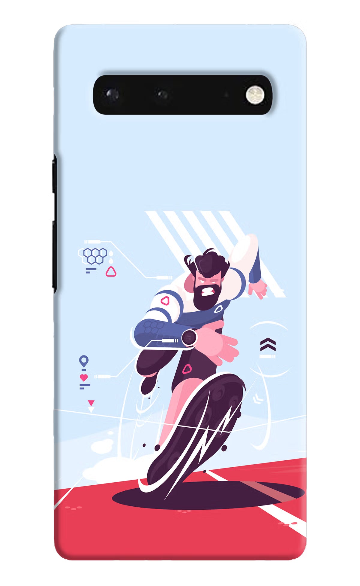 Run Pro Google Pixel 6 Hard Case Back Cover by Casekaro