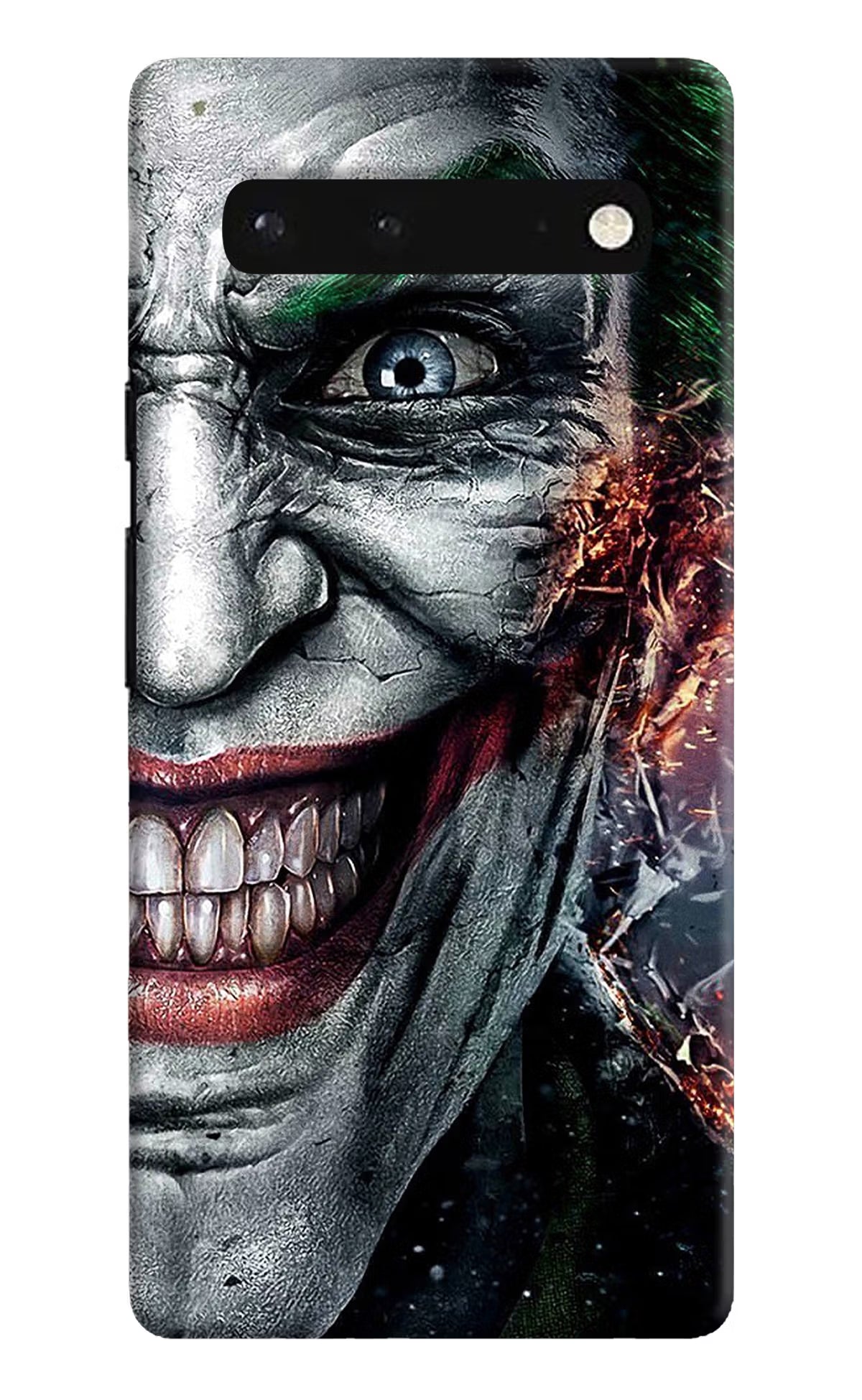 Joker Cam Google Pixel 6 Hard Case Back Cover by Casekaro