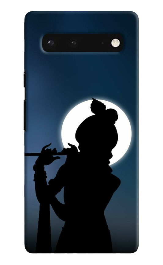 Shri Krishna Silhouette Google Pixel 6 Back Cover