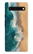 Ocean Beach Google Pixel 6 Hard Case Back Cover by Casekaro