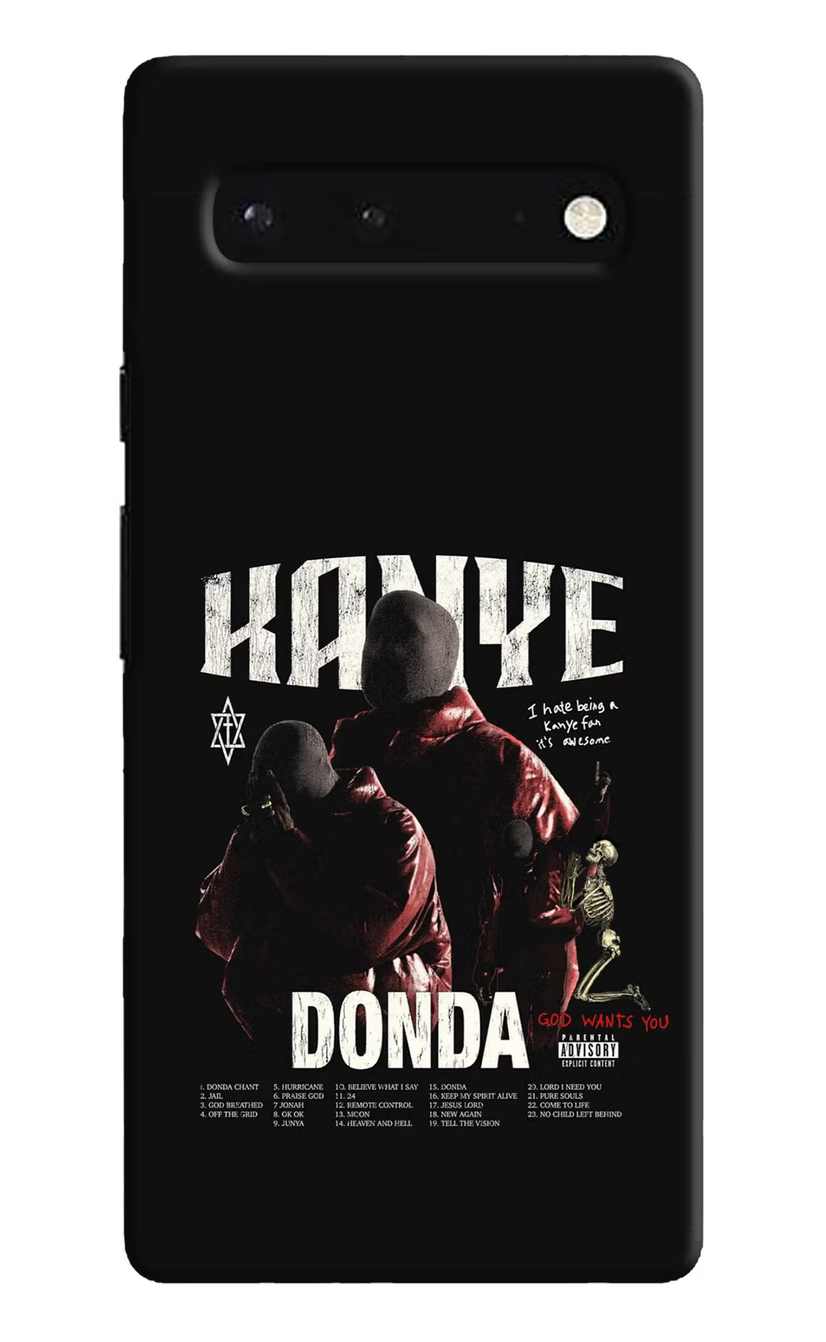 Donda Kanye West Google Pixel 6 Hard Case Back Cover by Casekaro