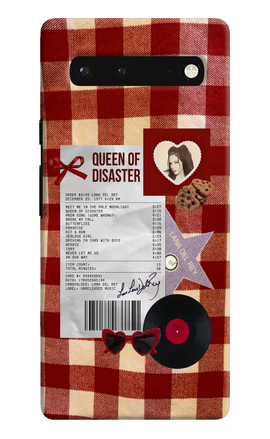Queen of Disaster Google Pixel 6 Back Cover, Hard case