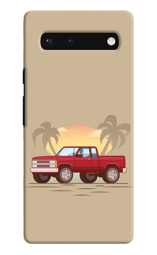 Desert Classic Drive Google Pixel 6 Hard Case Back Cover by Casekaro