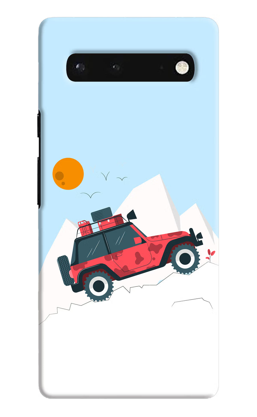 Mountain Trail Beast Google Pixel 6 Back Cover, Hard case