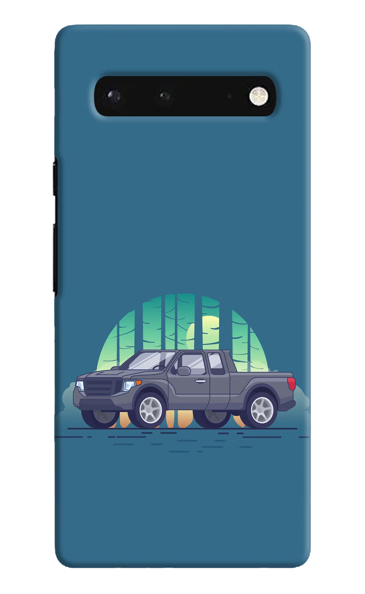 Retro Garage Vibe Google Pixel 6 Hard Case Back Cover by Casekaro