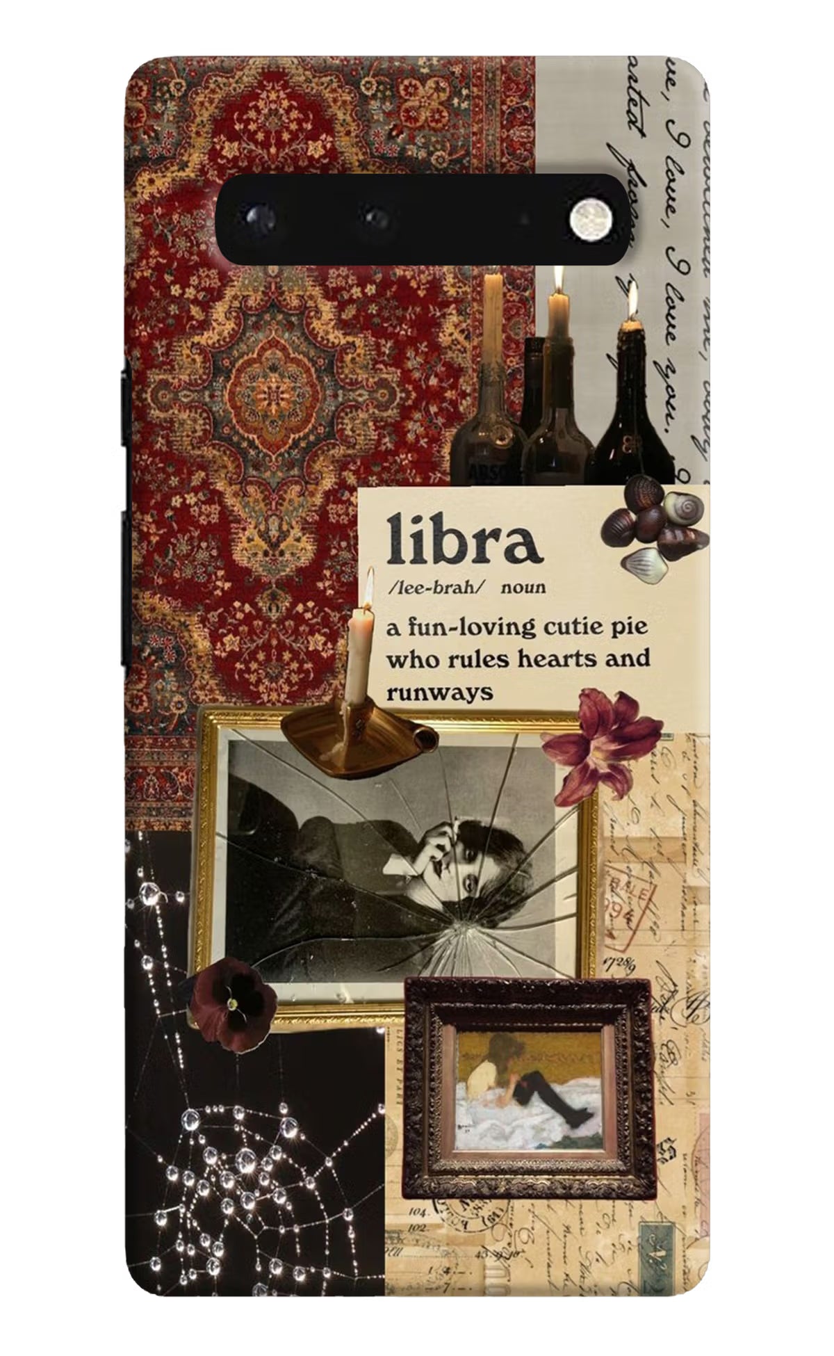 Libra Zodiac Google Pixel 6 Hard Case Back Cover by Casekaro