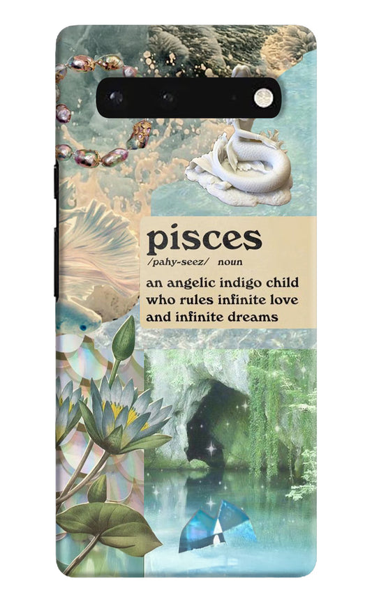Pisces Zodiac Google Pixel 6 Hard Case Back Cover by Casekaro