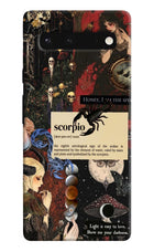 Scorpio Zodiac Google Pixel 6 Hard Case Back Cover by Casekaro