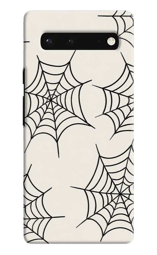 Spider Web Google Pixel 6 Hard Case Back Cover by Casekaro