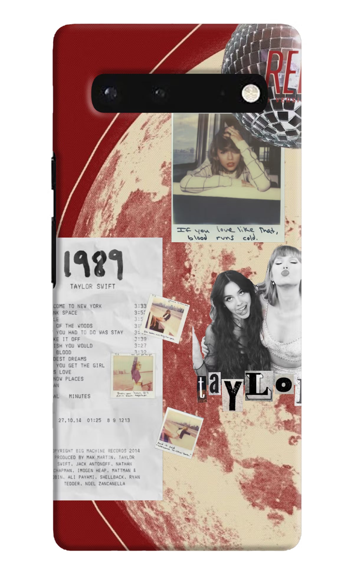 Taylor Swift Google Pixel 6 Back Cover