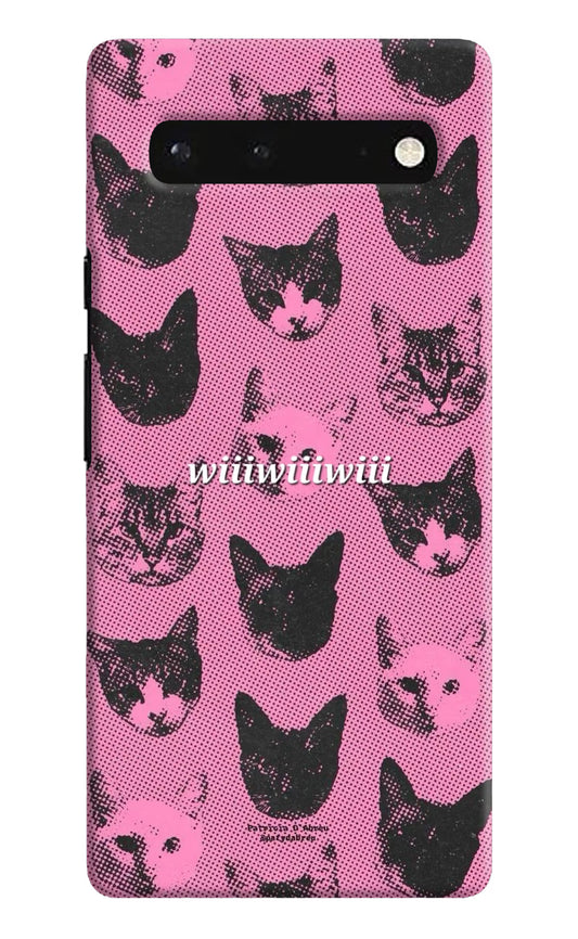 Pink Cats Google Pixel 6 Hard Case Back Cover by Casekaro