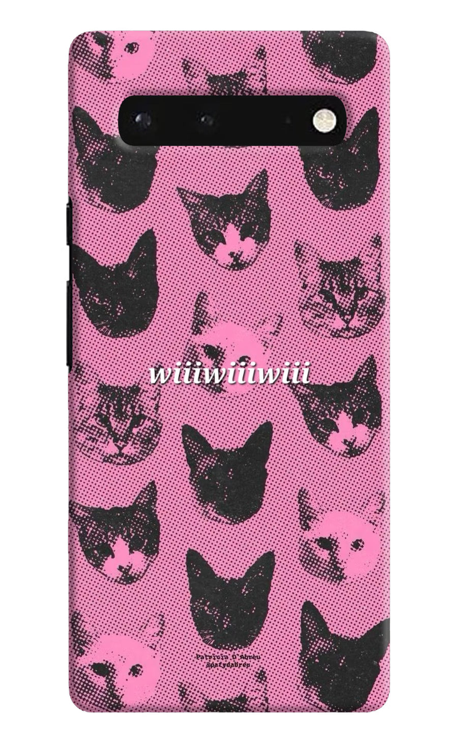 Pink Cats Google Pixel 6 Back Cover, Hard case