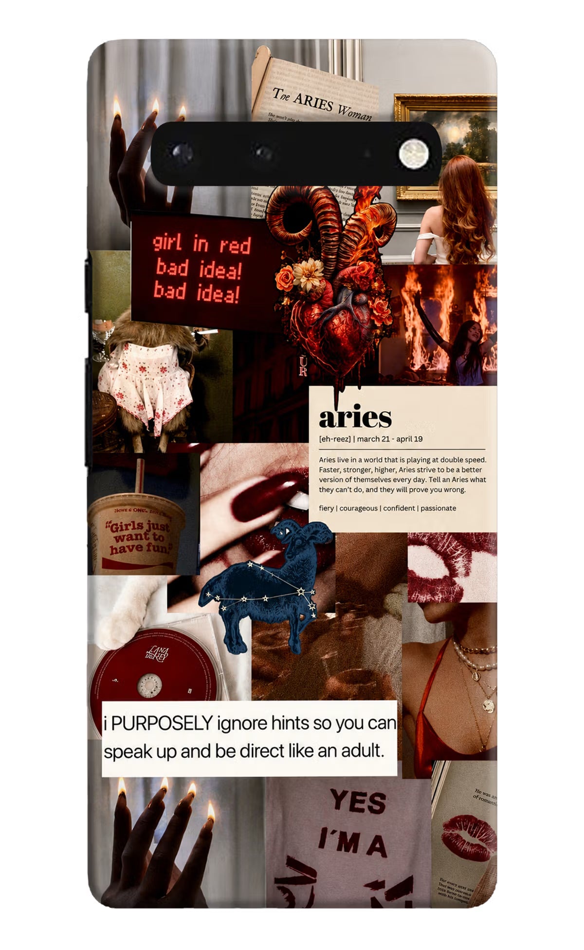 Zodiac Aries Google Pixel 6 Back Cover