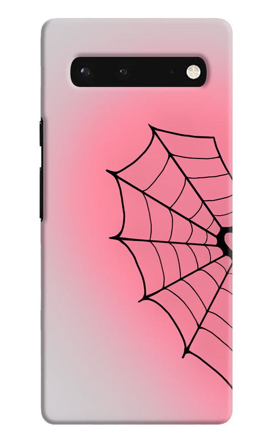 Pink Web Google Pixel 6 Hard Case Back Cover by Casekaro