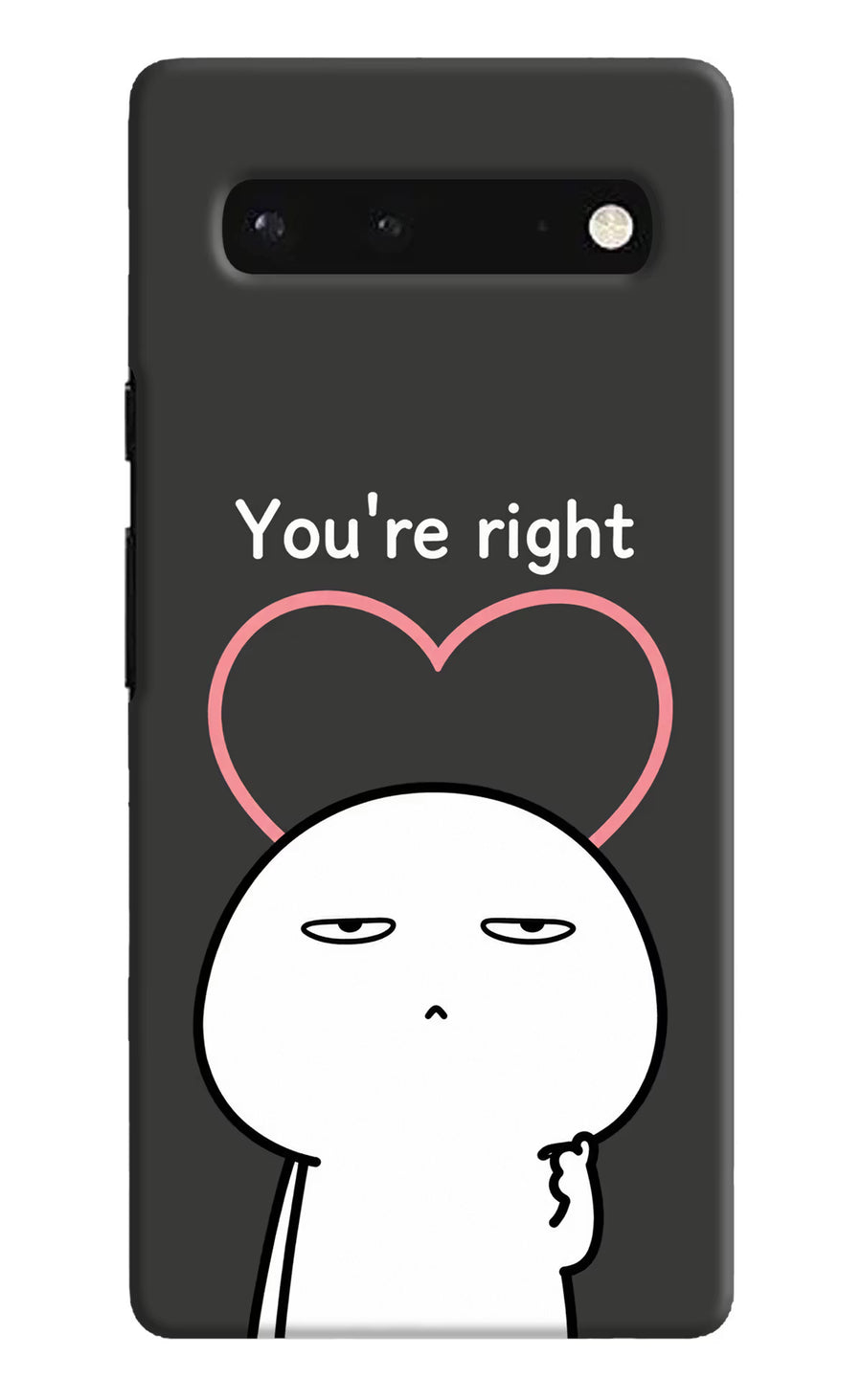 You're Right Google Pixel 6 Back Cover, Hard case