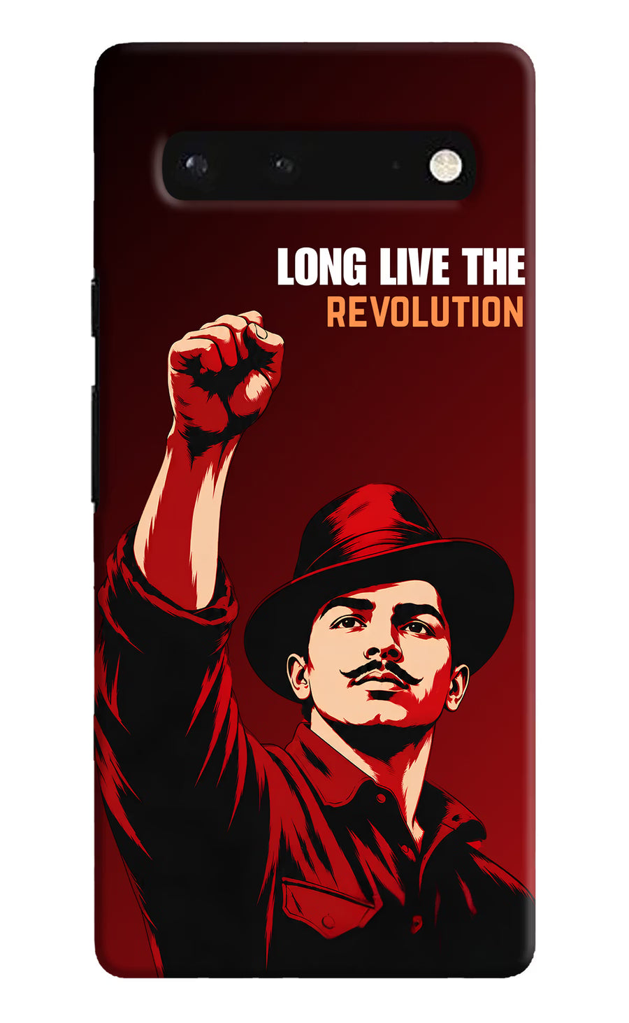 Bhagat Singh Revolution Google Pixel 6 Back Cover, Hard case
