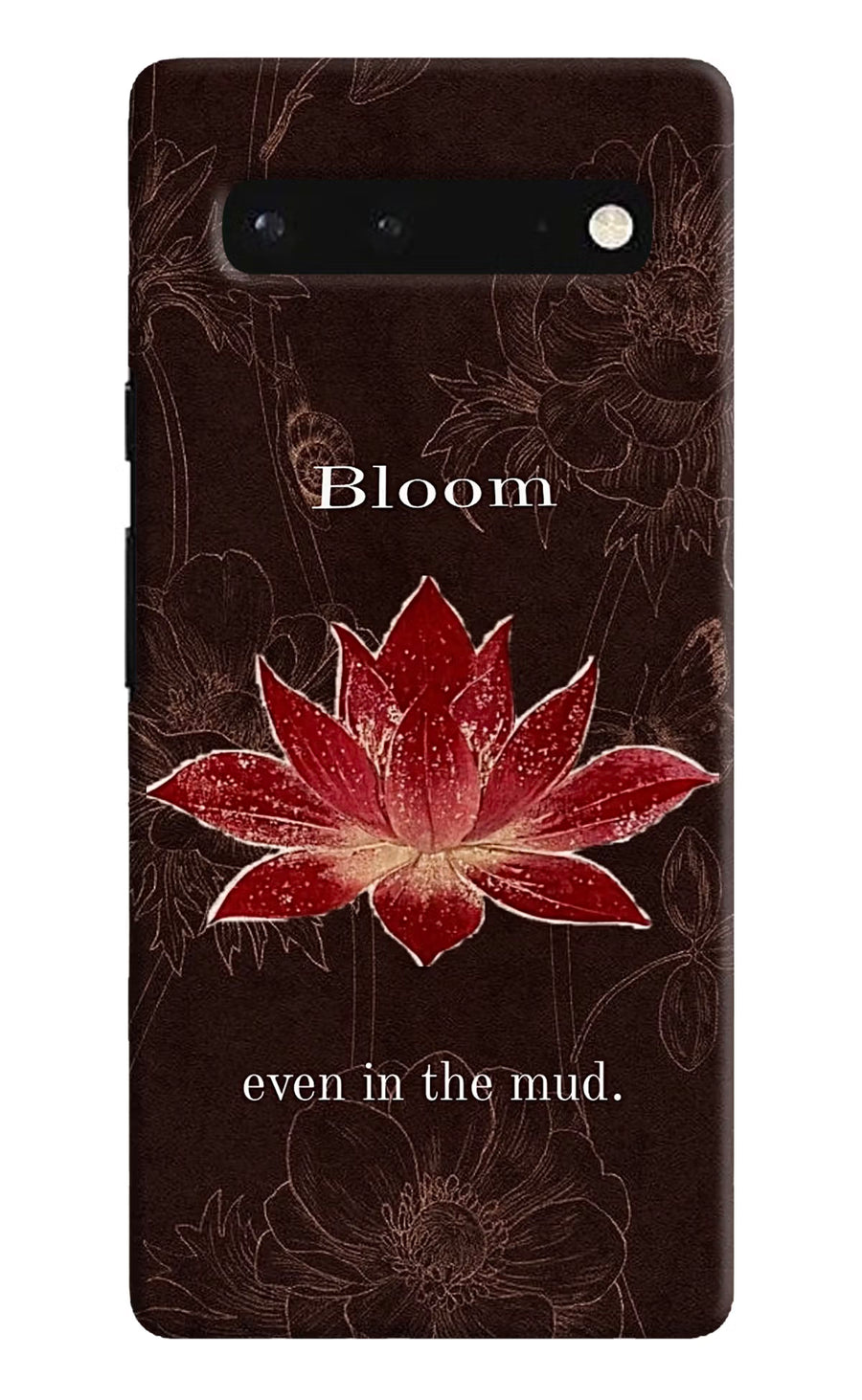 Bloom Google Pixel 6 Back Cover, Hard case