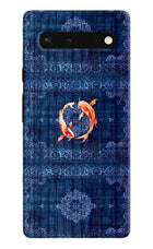 Koi Blue Google Pixel 6 Back Cover
