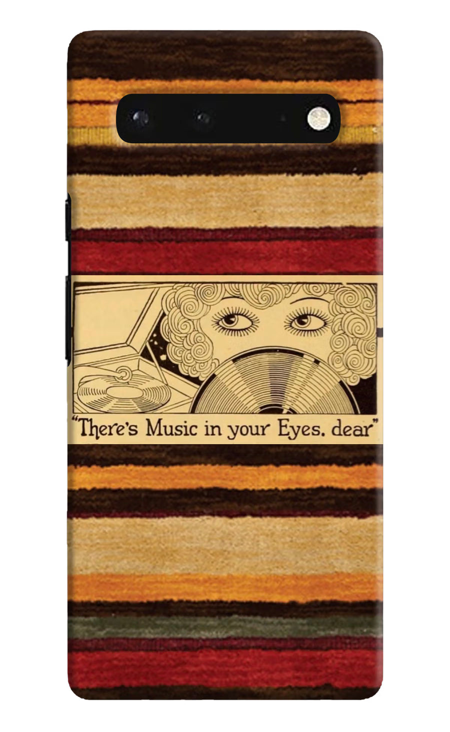 Vinyl Stripes Google Pixel 6 Back Cover, Hard case