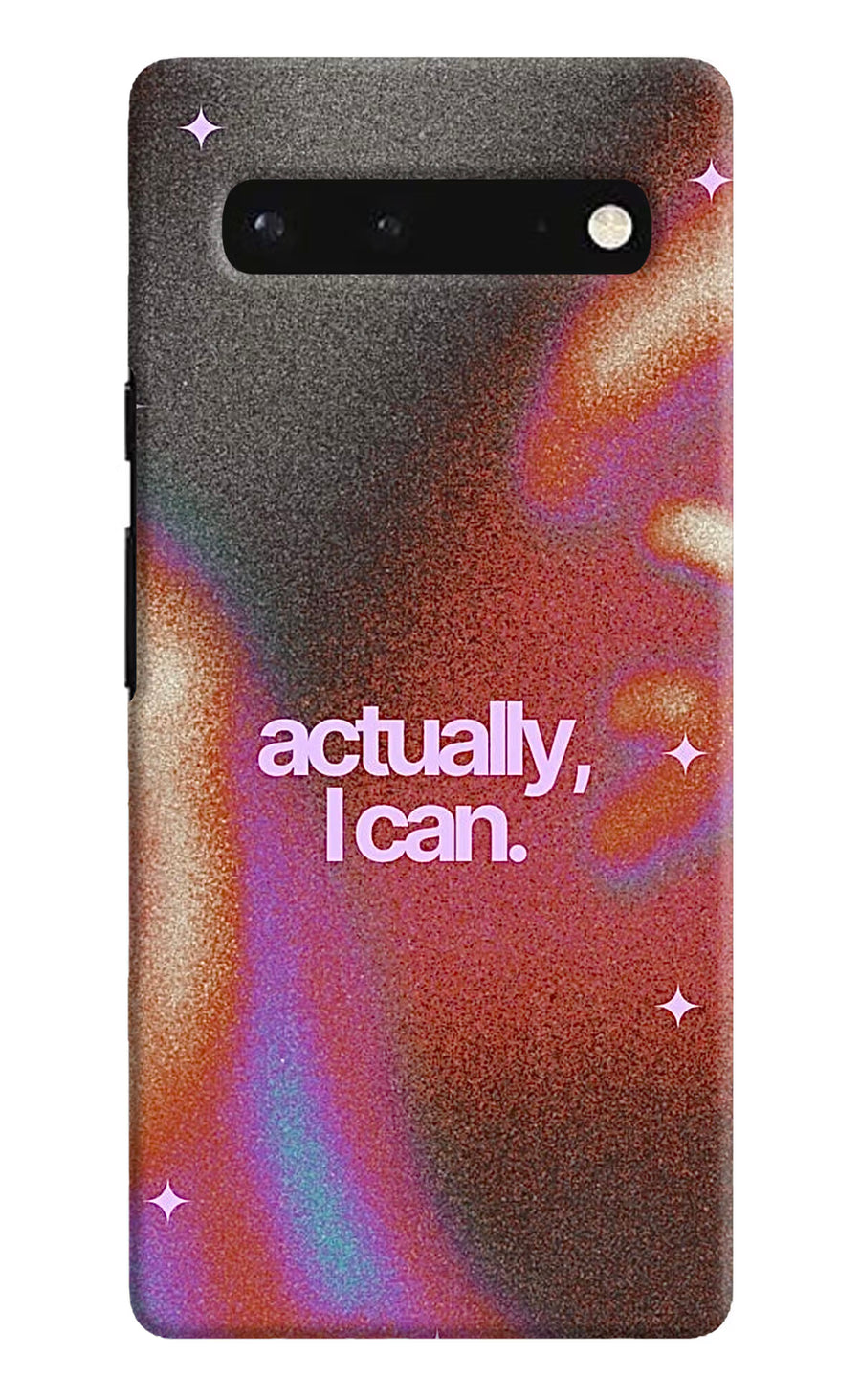Pink Aura Google Pixel 6 Back Cover, Hard case